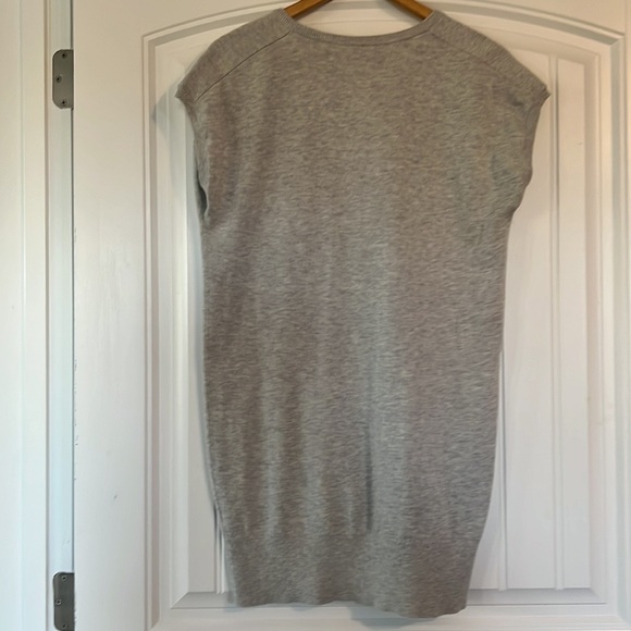 Athleta Grey Intent Cap Sleeve Tunic style Sweater Dress Small - Picture 4 of 5